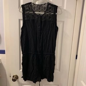 Crochet top romper